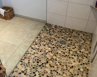 Mosaik und Kieselsteine