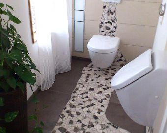 Mosaik und Kieselsteine