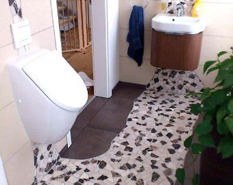 Mosaik und Kieselsteine