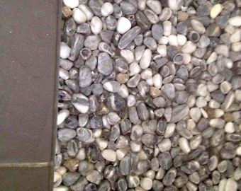Mosaik und Kieselsteine