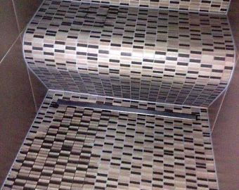 Mosaik und Kieselsteine