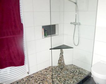 Mosaik und Kieselsteine