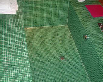Mosaik und Kieselsteine