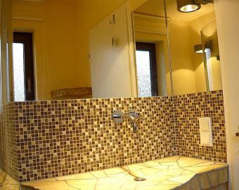 Mosaik und Kieselsteine